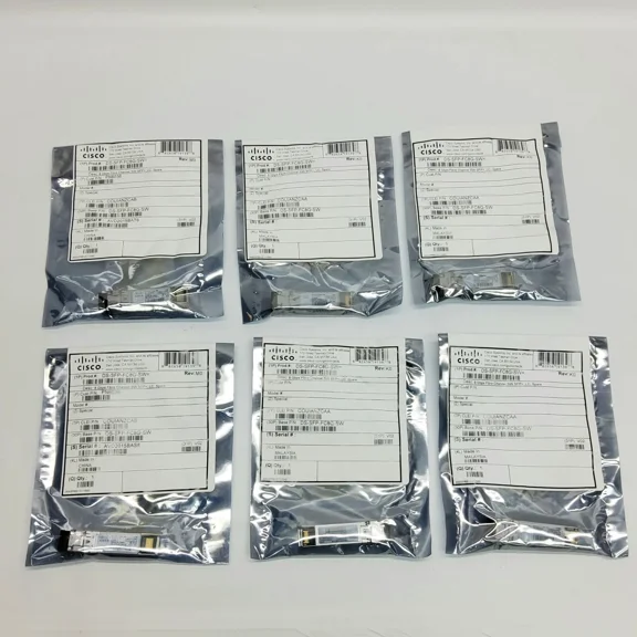 OLIVE- Lot Of 6 Genuine Cisco Ds-Sfp-Fc8G-Sw Transceiver Module