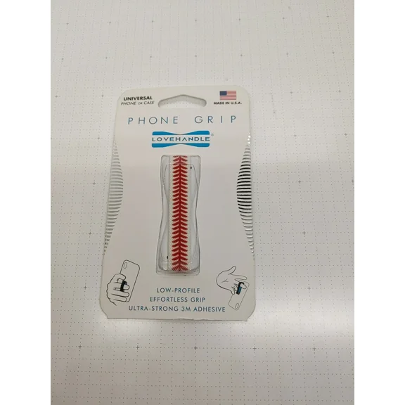 OLIVE- Lovehandle Cell Phone Grip Baseball Love Handle Sling Strap #Ca1