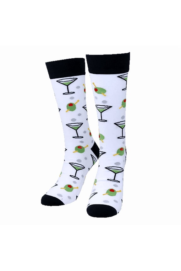 OLIVE MARTINI KNIT SOCKS