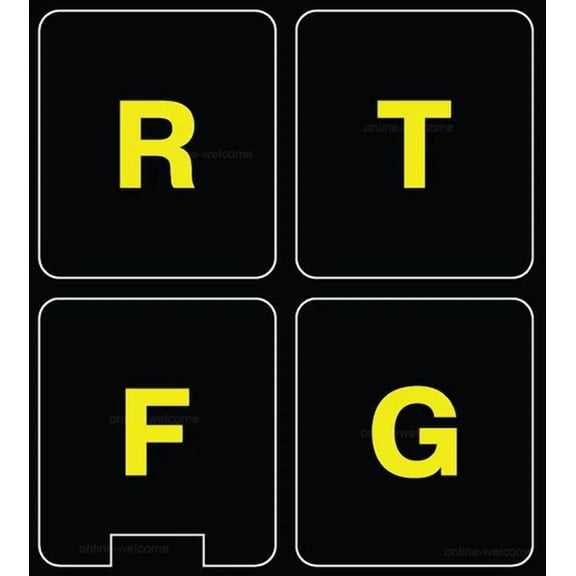 OLIVE- Mac English Us Fluorescent Sticker