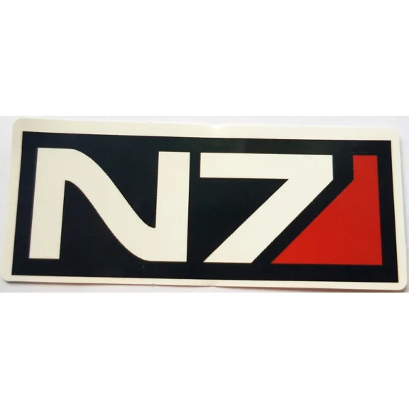 OLIVE- Mass Effect Systems Alliance N7 Logo Vinyl Sticker