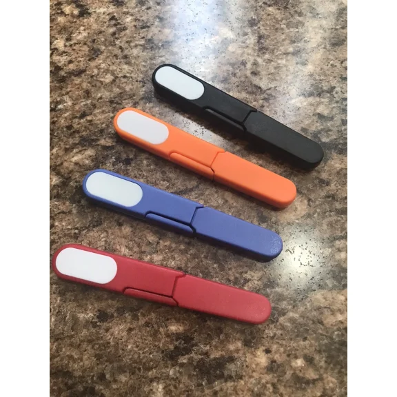OLIVE- Mini Fishing Multifunction Portable Plastic Scissors Line Cotton Cutter Lot Of 4