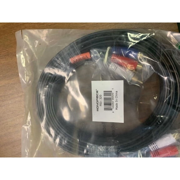 OLIVE- Monoprice 6Ft 5-Rca Component Video/Audio Coaxial Cable (Rg-59/U) (320) Coaxial