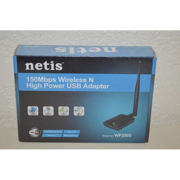 OLIVE- Netis 150 Mbps Wireless N High Power Usb Adapter Wf2505