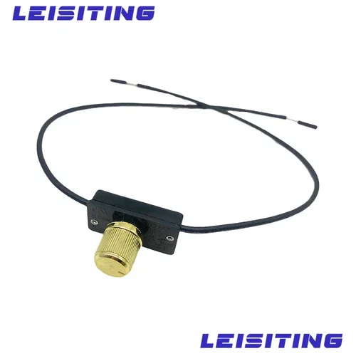 OLIVE- New 500W Zing Ear Ze-256 Rotary Dimmer Light Lamp Switch Brass 1-2-3 Gear