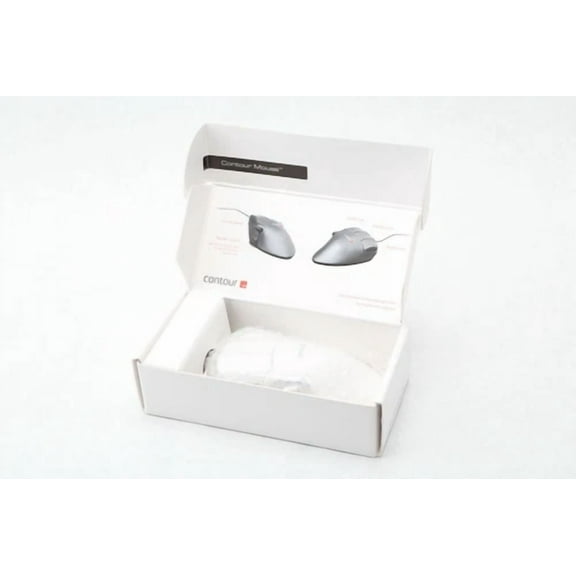 OLIVE- New Contour Design White Perfit Mouse Nonscroll Ergonomic Usb Pmo5-Xl-R Xl Right