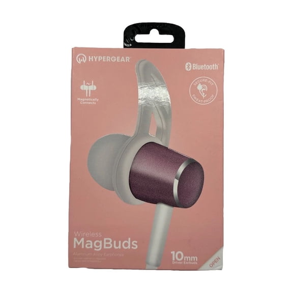 OLIVE- New Hypergear Magbuds Bluetooth Aluminum Alloy Magnetic Earphones Hands-Free Mic
