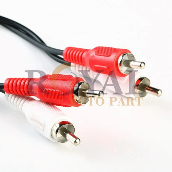 OLIVE- New Shielded 25 Ft Foot Rca Stereo Audio Cable Patch Cord