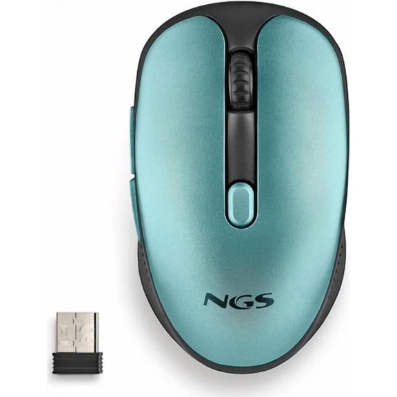OLIVE- Ngs Evo Rust Ice, Wireless Rechargeable Silent Mouse, Green Model Evorustice