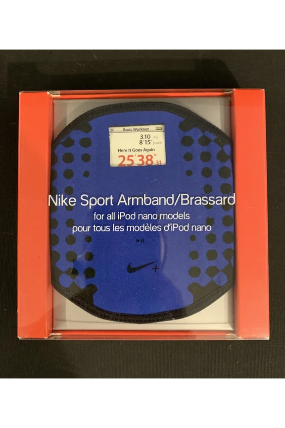 OLIVE- Nike Sport For All Ipod Nano Models Armband Brassard Blue Running Walking Nip