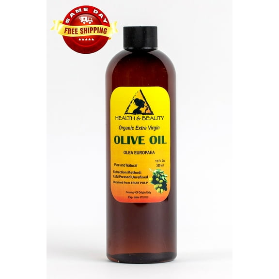 OLIVE OIL EXTRA VIRGIN ORGANIC UNREFINED RAW COLD PRESSED PREMIUM PURE 36 OZ