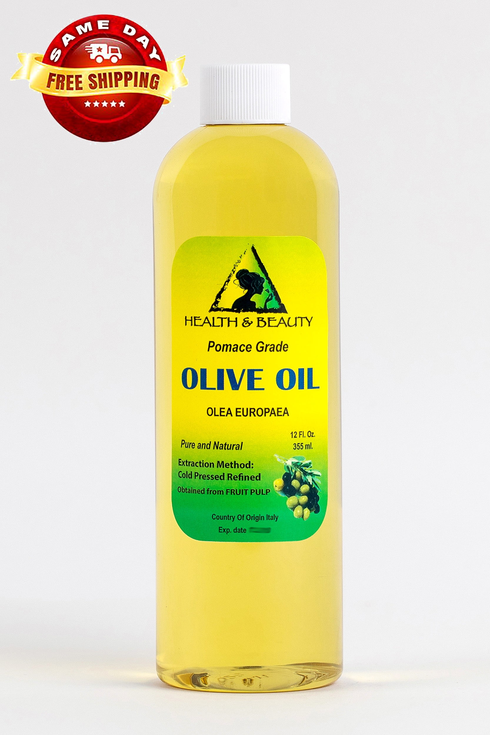 OLIVE OIL POMACE GRADE ORGANIC COLD PRESSED PREMIUM FRESH 100% PURE 24 OZ