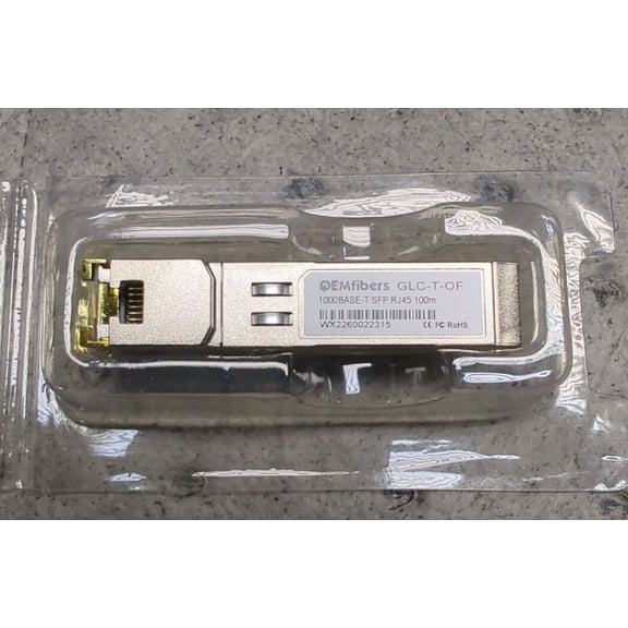 OLIVE- Oemfibers Modular Transceiver 1000Base-T Sfp Rj-45 100M Glc-T-Of
