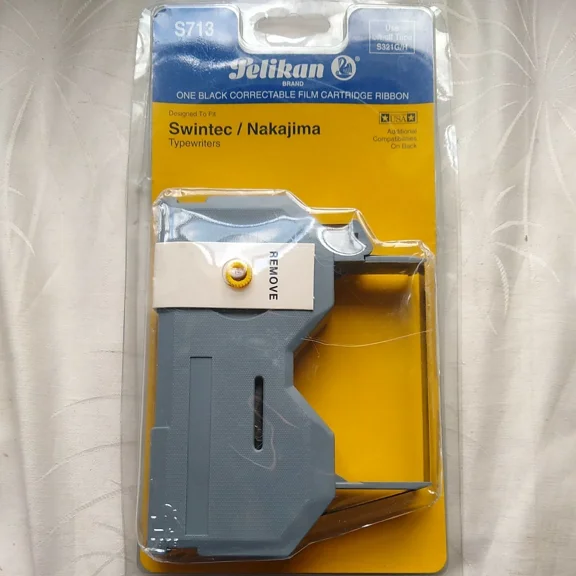 OLIVE- Pelikan Correctable Film Cartridge Ribbon Typewriter S321G/H Swintec/Nakajima +