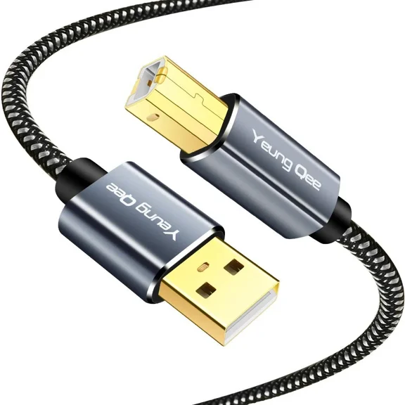 OLIVE- Printer Cable 20 Ft,Usb High Speed Usb 2.0 A Male To 20Ft/6M