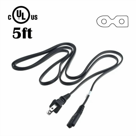 OLIVE- Pwron 5Ft Ul Power Cord Cable For Yamaha Pf-1000 Pf-800 Stereo Turntable Outlet