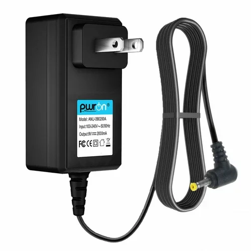 OLIVE- Pwron 9V 2A Ac Dc Adapter For Sylvania Sdvd7015 Dvd Player Charger Power Supply