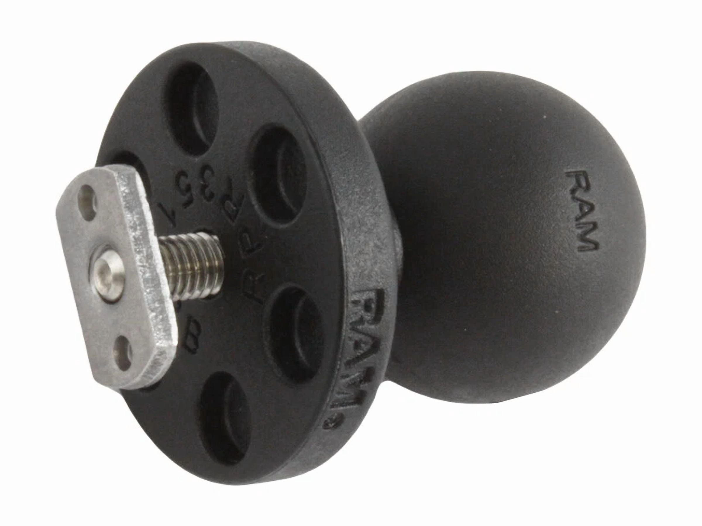 Ram Mounts Track OLIVE- Ram Mounts Track Ball Adapter For Flat Panel Rap-B-375U ...