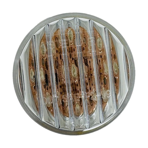 OLIVE- Rv/Camper/Trailer/Truck - Round Stellar 2" Blue Led Light