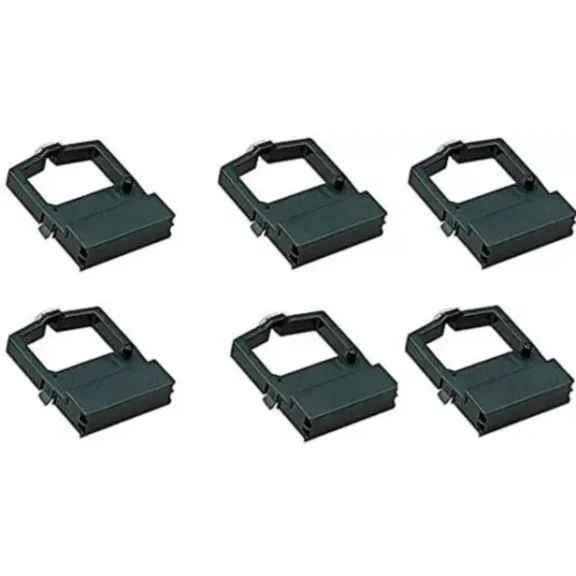 OLIVE- Six Okidata Microline 182/184/186/320/321/390/391 Compatible Ribbons 52102001
