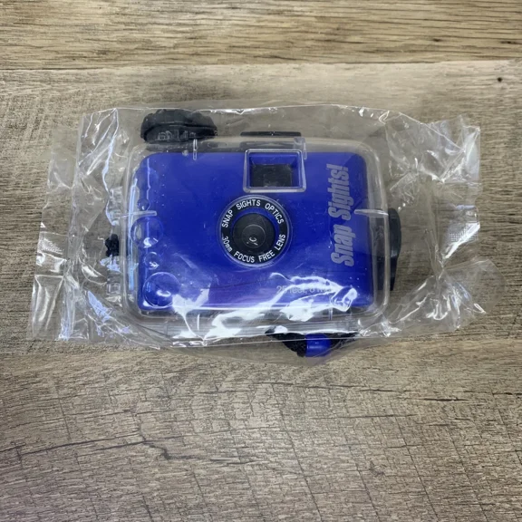 OLIVE- Snap Sights Waterproof 25 Ft Camera 30Mm Focus Free Lens Ss04 Blue Sealed
