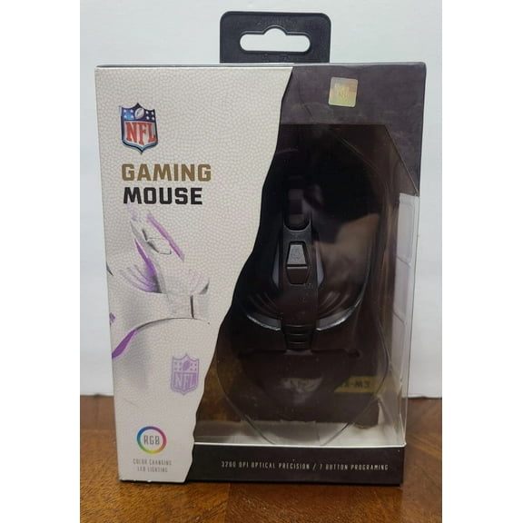 OLIVE- Soar Nfl Unisex Gaming Mouse - Rgx-M3 - Tampa Bay Buccaneers - Corded - New!