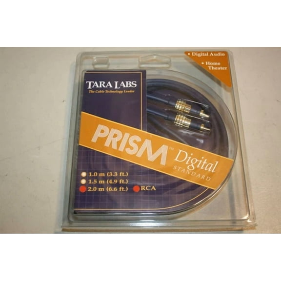 OLIVE- Tara Labs Prism Digital Standard Cable 2 Meter Rca New!