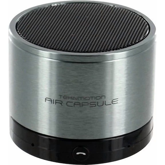 OLIVE- Teknmotion Air Capsule Bluetooth 3.0 Speaker W/ Microphone Grey