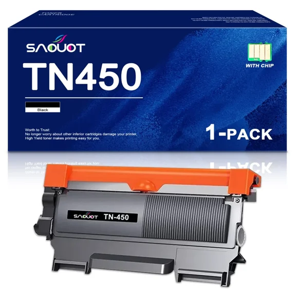 OLIVE- Tn450 Toner Cartridge For Brother Hl-2270Dw Hl-2280Dw Hl-2230 Mfc-7360N (1Pack)