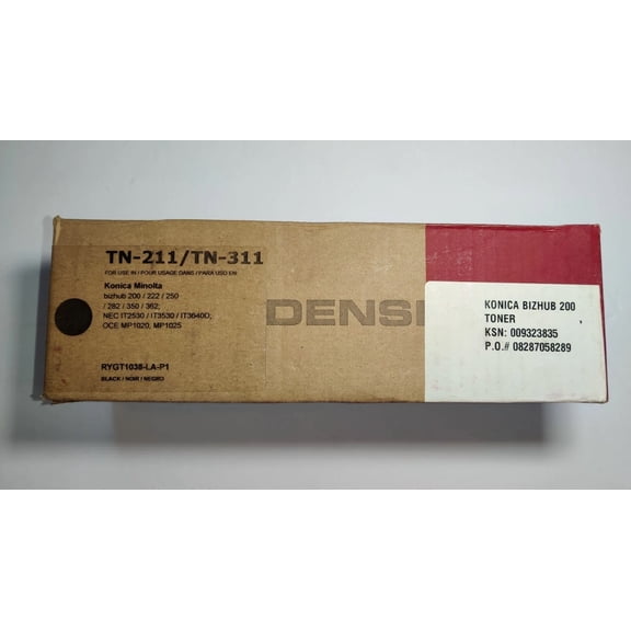 OLIVE- Toner For Konica Bizhub 200 222 250 282 350 362 Toner Tn211 Tn-211 8938-413