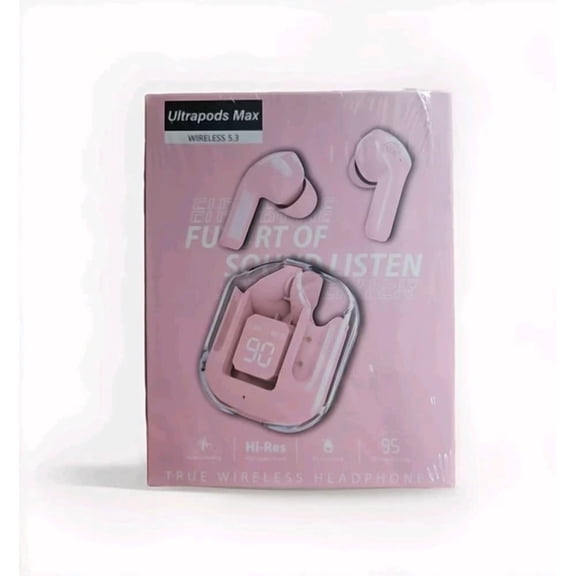OLIVE- Ultrapods Pink Wireless Bluethoot Headseat Earbuds Water-Prooff Automatic Pair
