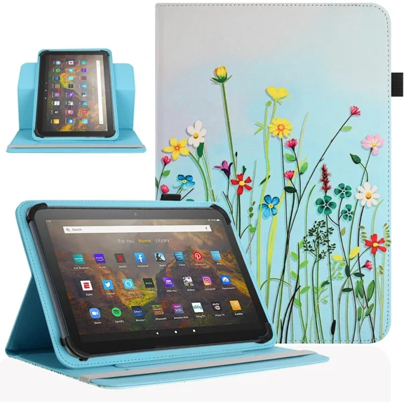 OLIVE- Universal 10 10.1 Inch Android Tablet Case,360 Degree Rotatable Kickstand
