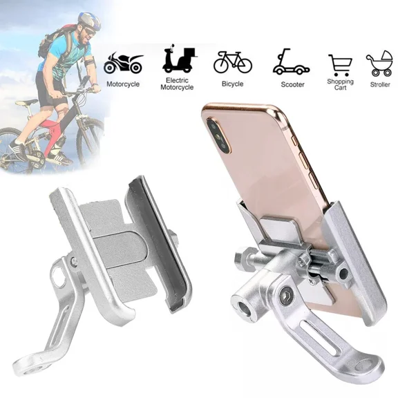 OLIVE- Universal Motorcycle Bike Bicycle Scooter Mirror Mount Cell Phone Holder Gps New