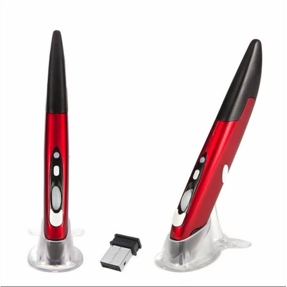 OLIVE- Usa 2.4Ghz Wireless Optical Pen Air Mouse Adjustable 500/1000Dpi For Pc Android