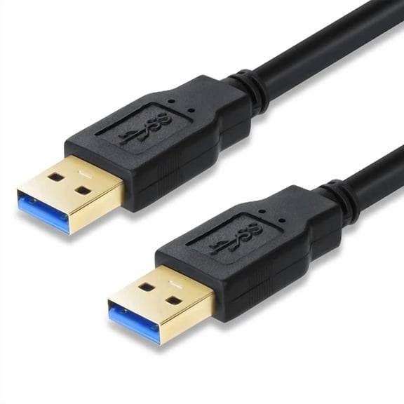 OLIVE- Usb 3.0 Male To Cable 1.5Ft Type A A Cord 5 1.5Ft, Black