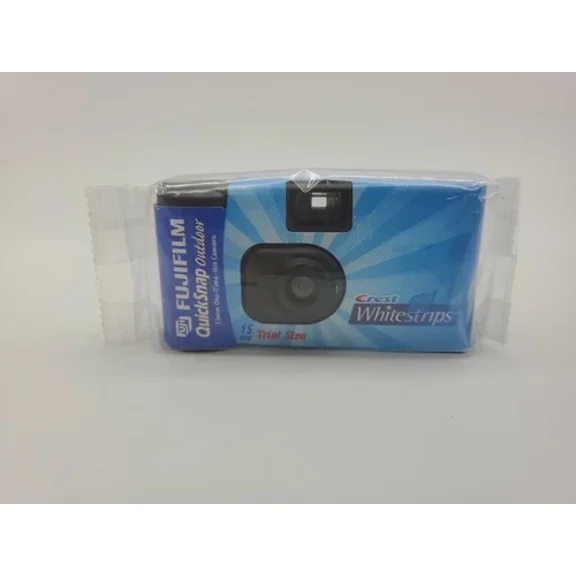 OLIVE- Vintage Fujifilm Quicksnap Outdoor 35Mm One Time Use Camera Crest Whitestrips
