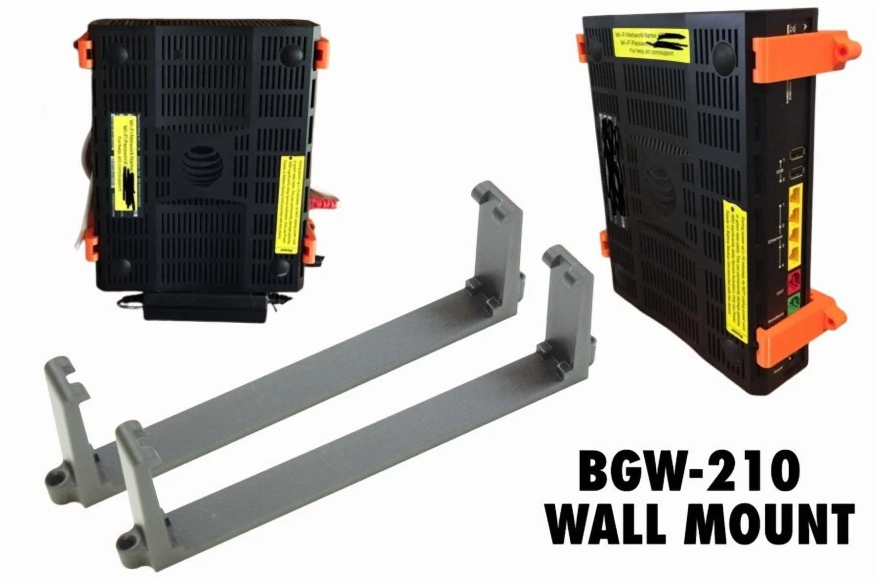 OLIVE- Wall Mount Bracket Set For At&T Arris Bgw210-700 Wifi Gateway ...