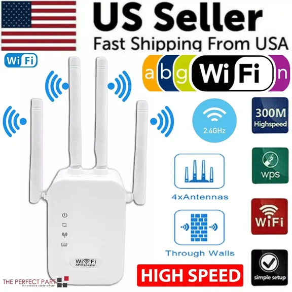 OLIVE- Wifi Range Extender Internet Booster Network Router Wireless Signal Repeater