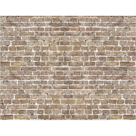 OLIVE- Yynxsy 7X5Ft Brick Wall Background Primary Color 7X5Ft, Khaki