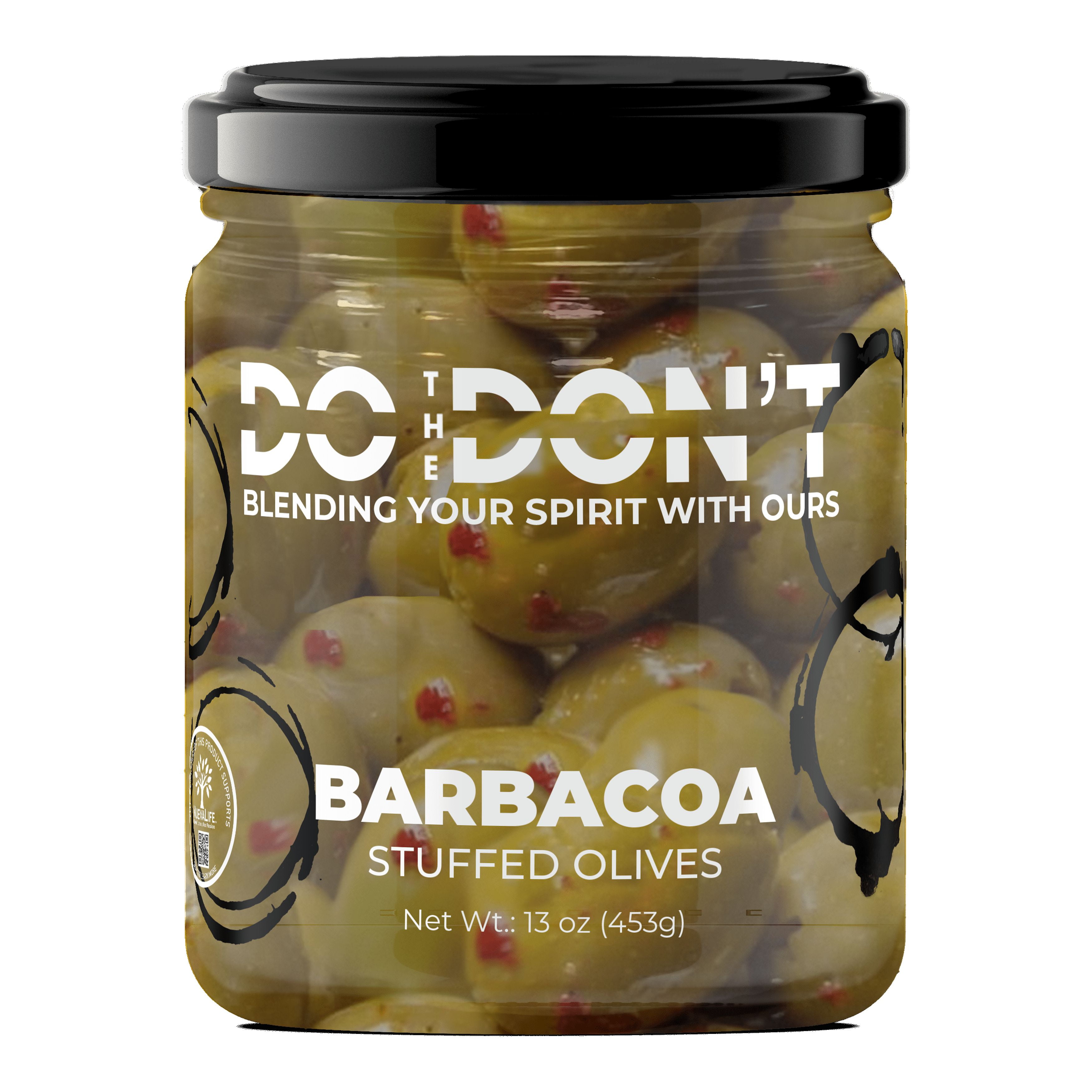 OLIVES STUFFED WITH BARBACOA 13oz x 12 units - Walmart.com