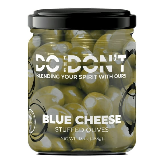 OLIVES STUFFED WITH BLUE CHEESE 13oz x 12 units