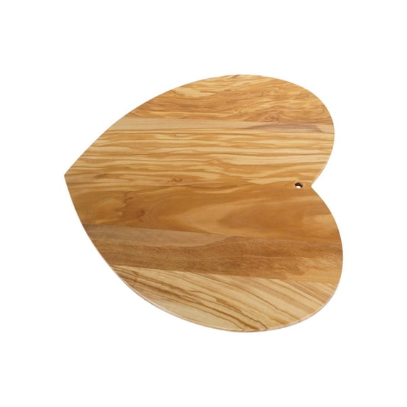 OLIVEWOOD HEART-shape CUTTING BOARD 13.5 x 13"