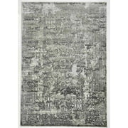 OLIVIA Modern Stylish Living Room Rug DESIGN 5215 - 26x79 Runner, Grey