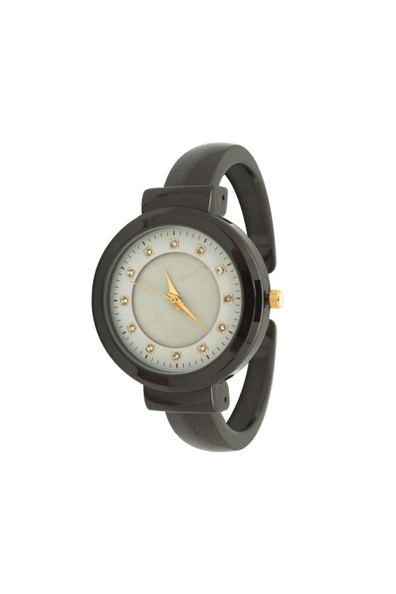 THIN METAL BANGLE WATCH