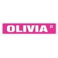 thumbnail image 1 of OLIVIA Street Sign Childrens Name Room Sign | Indoor/Outdoor |  36" Wide, 1 of 5