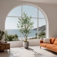 thumbnail image 1 of OLIVIVI Artificial Olive Tree 7FT Tall Faux Silk Plant for Home Office Decor Indoor Outdoor Fake Lifelike Potted Plant with Wood Branches 1 pack, 1 of 12