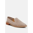 thumbnail image 1 of OLIWIA Taupe Classic Suede Loafers, 1 of 6