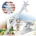 thumbnail image 1 of OLIYNEDY White House Flag Pole Kit - 5ft Tangle Free Flag Pole with Bracket, Heavy Duty American Flag Poles for 3x5 Flags Outdoor, 1 of 7
