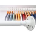 thumbnail image 1 of OLIYNEDY Adjustable Closet Rod 29-94 Inch, Heavy Duty Wall Mount Clothes Hanging Rod, Matte White Anti-Rust Stainless Steel Closet Organizer Rod for Wardrobe Storage, Closet Organizer, Window & Bathr, 1 of 8