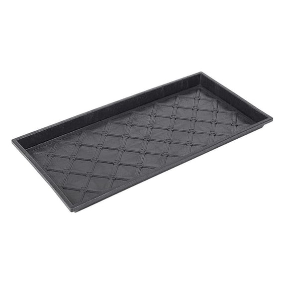 OLK1836 OLK1836 17" x 35" Manor Lattice Black Boot Tray